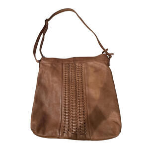 Day Mood Leather Crossbody Bag Violet, Festival Boho Western Style